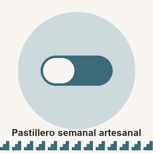 Pastillero semanal artesanal
